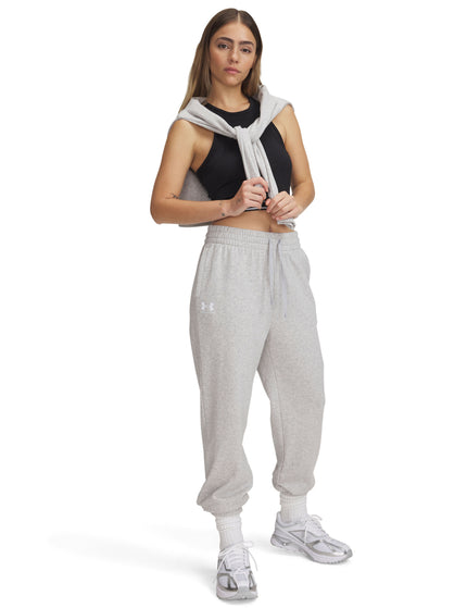 Under Armour Rival Terry Joggers - Mod Grey Light Heather/Whiteimages3- The Sports Edit