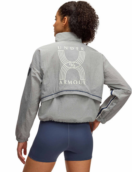 Under Armour Run 96 Jacket - White Quartz/Downpour Greyimages2- The Sports Edit