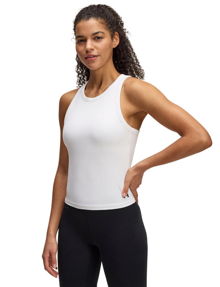 Under Armour Motion High Neck Tank - White/Blackimages1- The Sports Edit