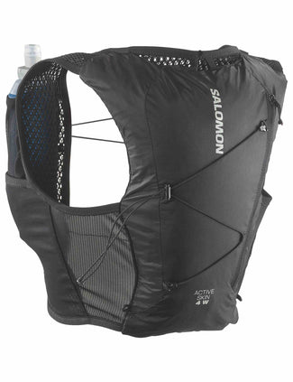 Active Skin 4 Running Vest Set - Black/Metal