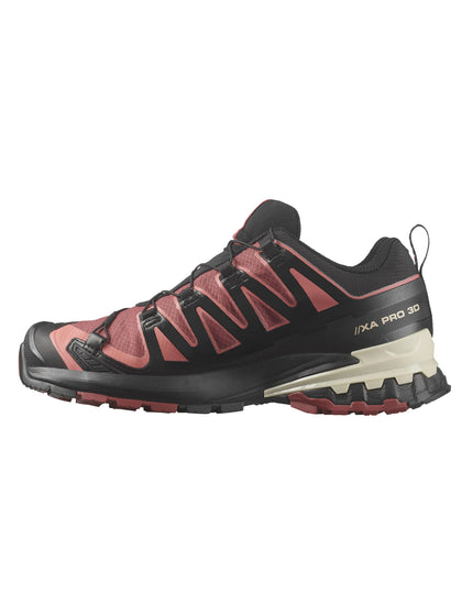 Salomon XA Pro 3D V9 Gore-Tex - Cow Hide/Black/Faded Roseimages4- The Sports Edit