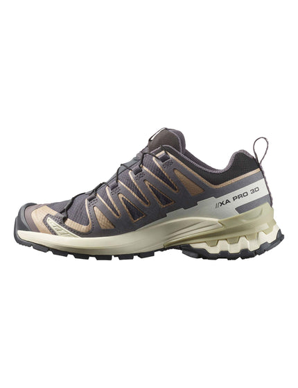 Salomon XA Pro 3D V9 Gore-Tex - Nine Iron/Oxford Tan/Alfalfaimages4- The Sports Edit