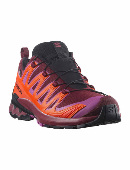 Salomon XA Pro 3D V9 Gore-Tex - Tawny Port/Red Orange/Willowherbimages2- The Sports Edit