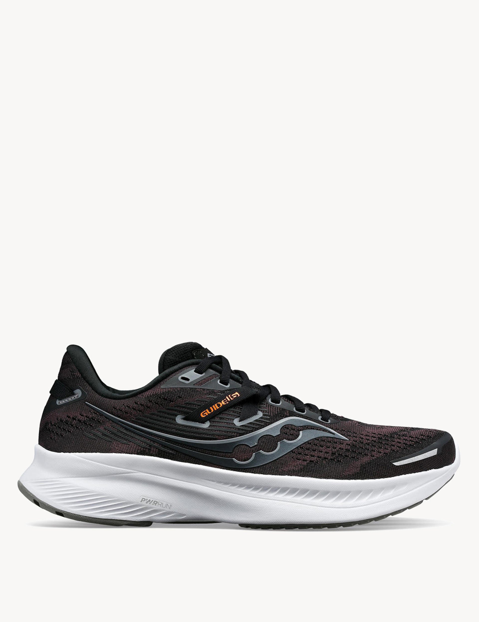 Saucony | Guide 16 - Black/White | The Sports Edit