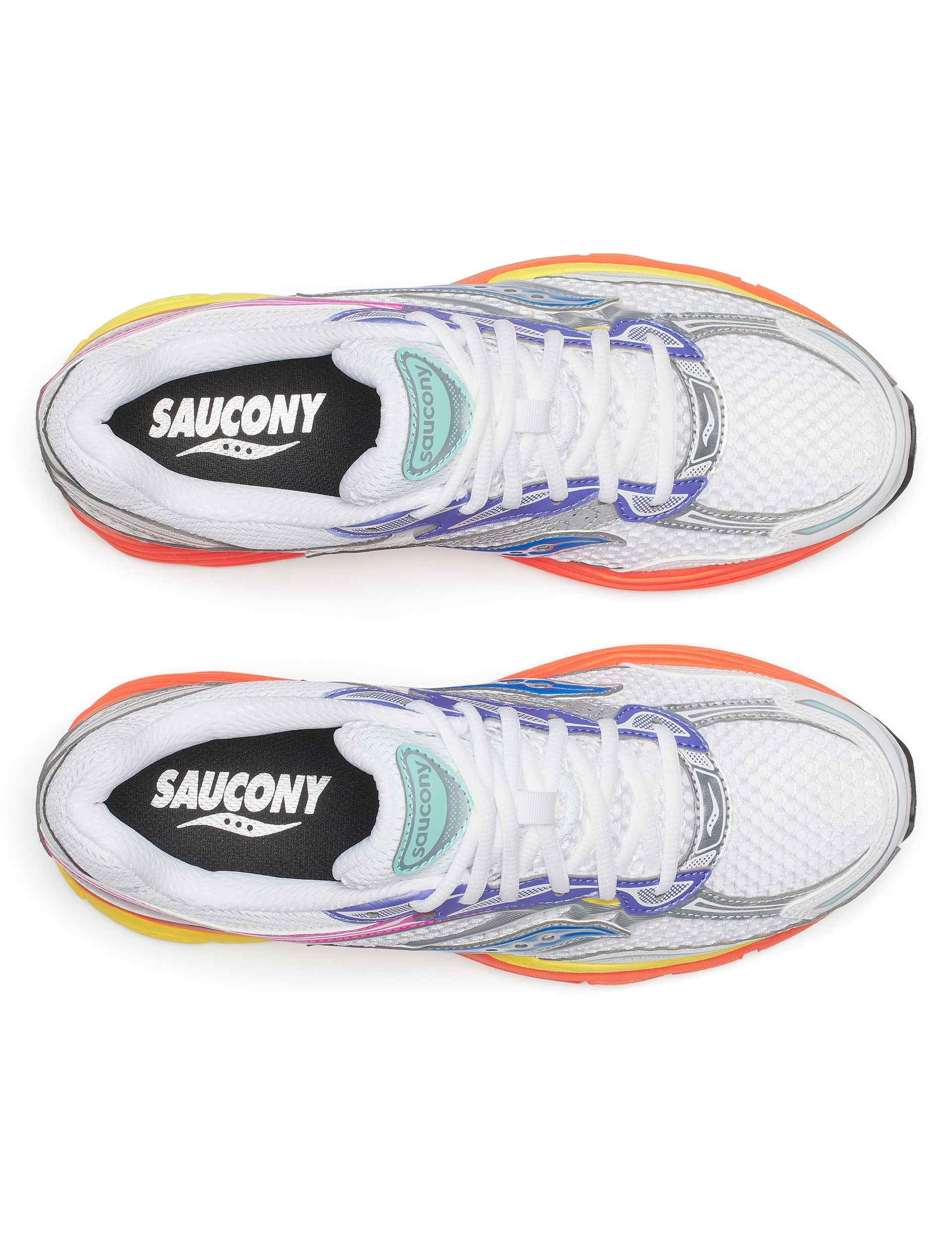 Saucony | ProGrid Omni 9 - White/Multi | The Sports Edit