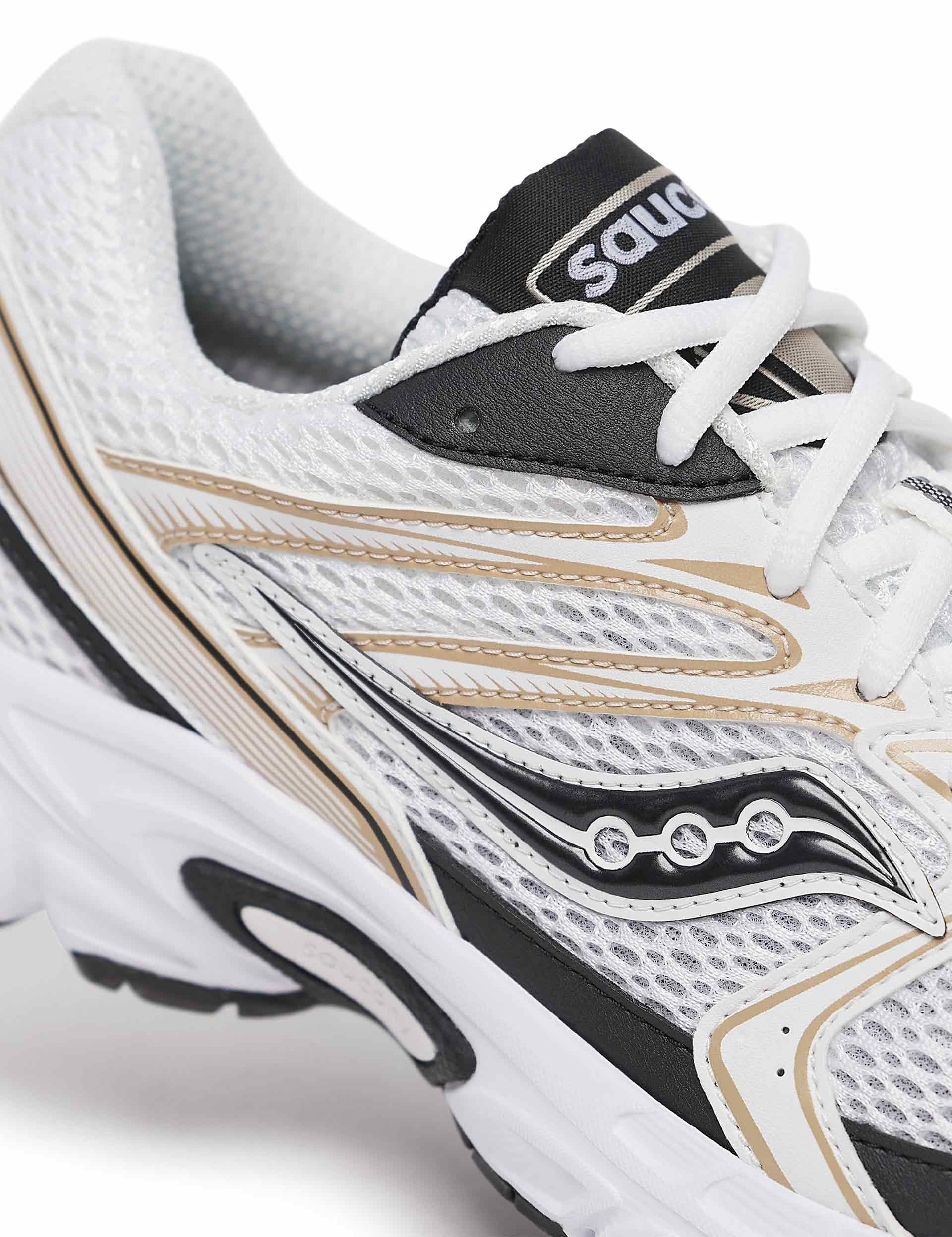 Saucony Ride Millennium White/Gold/Black The Sports Edit