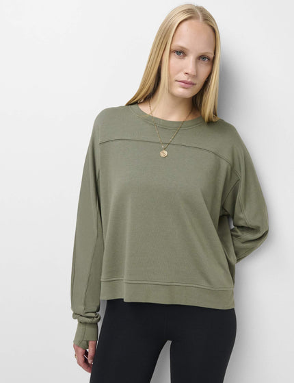 Sweaty Betty After Class Crop Sweatshirt - Bracken Greenimages1- The Sports Edit