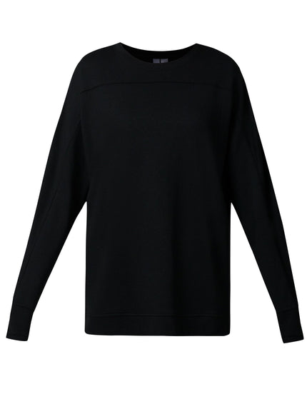 Sweaty Betty After Class Yoke Longline Sweatshirt - Blackimages8- The Sports Edit