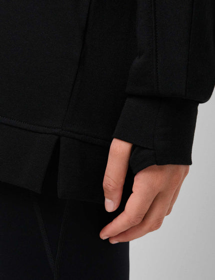 Sweaty Betty After Class Yoke Longline Sweatshirt - Blackimages7- The Sports Edit