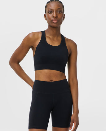 Stamina Seamless Sports Bra - Black