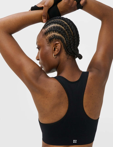 Sweaty Betty Stamina Seamless Sports Bra - Blackimages4- The Sports Edit
