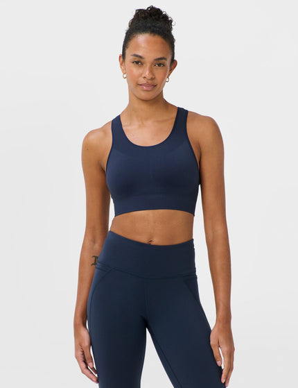 Sweaty Betty Stamina Seamless Sports Bra - Navy Blueimages1- The Sports Edit
