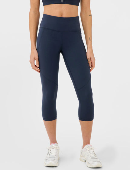 Sweaty Betty Power Cropped Gym Leggings - Navy Blueimages1- The Sports Edit