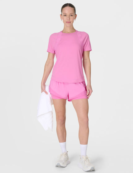 Sweaty Betty Tempo Run Shorts - Guava Pinkimages6- The Sports Edit