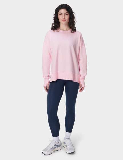 Sweaty Betty After Class Longline Sweatshirt - Nerine Pinkimages5- The Sports Edit