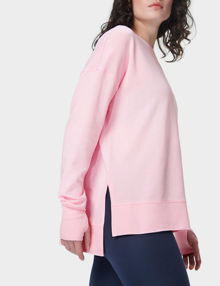 Sweaty Betty After Class Longline Sweatshirt - Nerine Pinkimages4- The Sports Edit