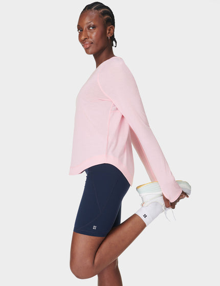 Sweaty Betty Breathe Easy Running Long Sleeve Top - Nerine Pinkimages3- The Sports Edit