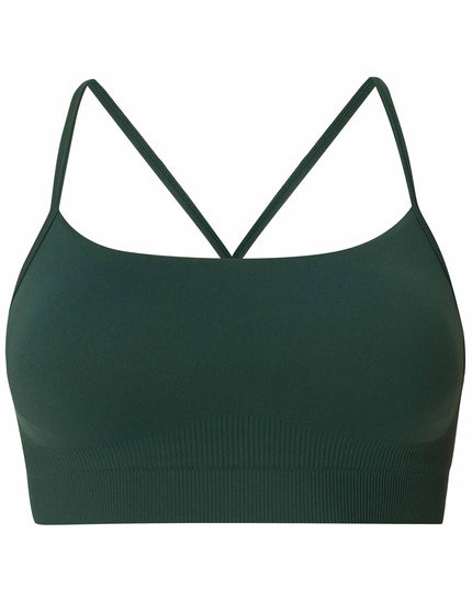 Sweaty Betty Spirit Restored Yoga Bra - Cedar Greenimages6- The Sports Edit