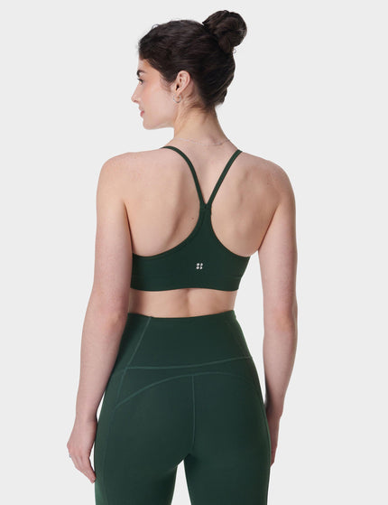 Sweaty Betty Spirit Restored Yoga Bra - Cedar Greenimages2- The Sports Edit