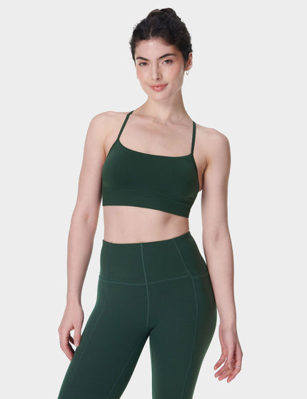 Sweaty Betty Spirit Restored Yoga Bra - Cedar Greenimages1- The Sports Edit