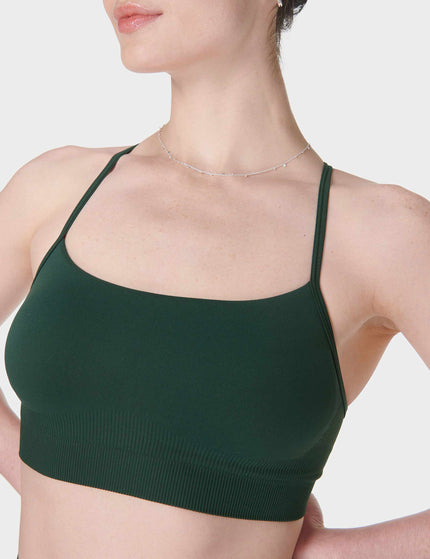 Sweaty Betty Spirit Restored Yoga Bra - Cedar Greenimages3- The Sports Edit