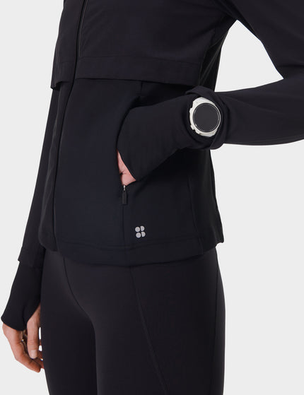 Sweaty Betty Pro Run Water Resistant Run Jacket - Blackimages5- The Sports Edit