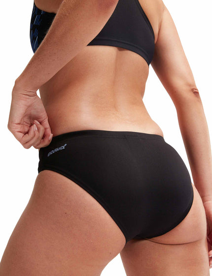 SPEEDO Placement Bikini - Black/Blueimages5- The Sports Edit