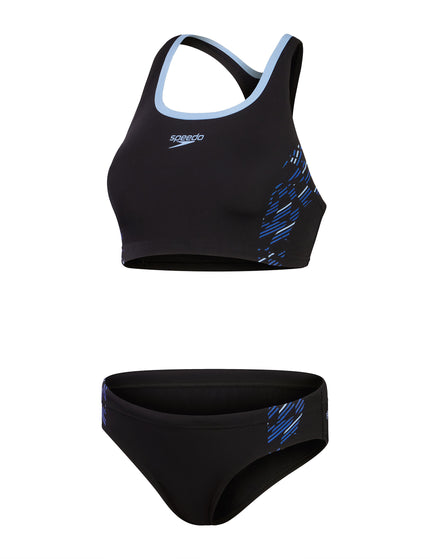 SPEEDO Placement Bikini - Black/Blueimages8- The Sports Edit