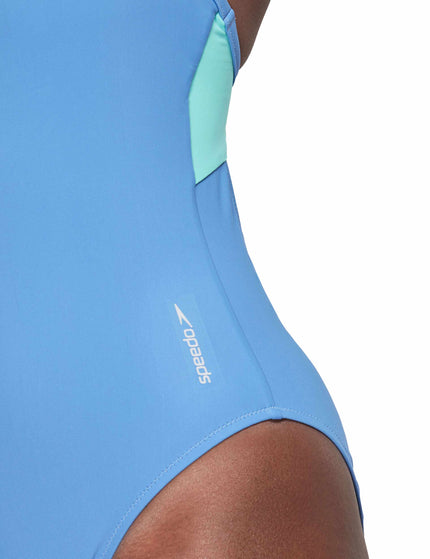 SPEEDO Solid Racerback One Piece - Blueimages4- The Sports Edit