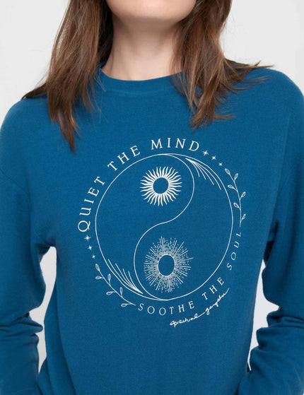 Spiritual Gangster Quiet Mind Savasana Pullover - Topazimages4- The Sports Edit