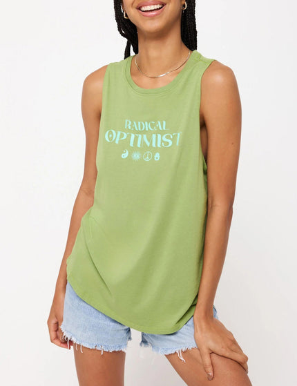 Spiritual Gangster Radical Optimist Jade Tank - Cactusimages1- The Sports Edit