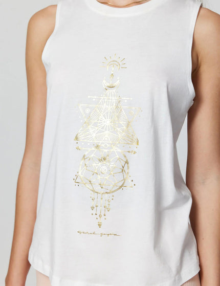 Spiritual Gangster Sacred Geo Muscle Tank - Stoneimages5- The Sports Edit