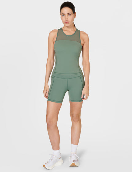 Sweaty Betty Power Aerial Mesh 6" Gym Short - Cool Forest Greenimages3- The Sports Edit