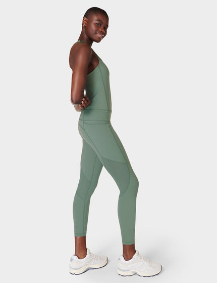 Sweaty Betty Power Aerial Mesh 7/8 Gym Leggings - Cool Forest Greenimages6- The Sports Edit