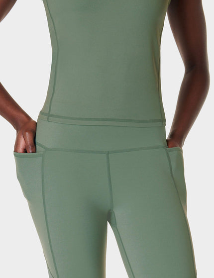 Sweaty Betty Power Aerial Mesh 7/8 Gym Leggings - Cool Forest Greenimages4- The Sports Edit