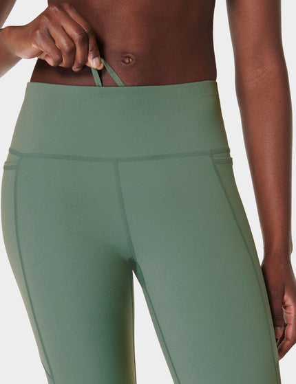 Sweaty Betty Power Aerial Mesh 7/8 Gym Leggings - Cool Forest Greenimages3- The Sports Edit