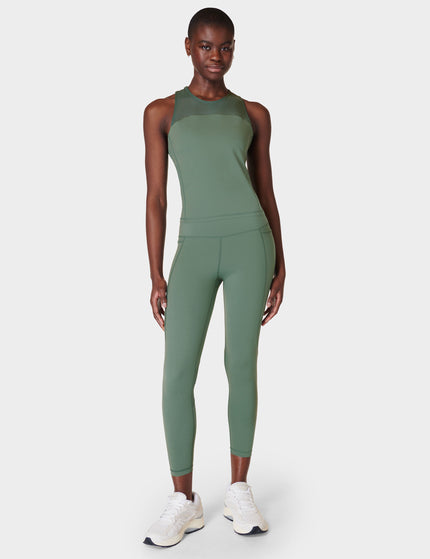 Sweaty Betty Power Aerial Mesh 7/8 Gym Leggings - Cool Forest Greenimages7- The Sports Edit