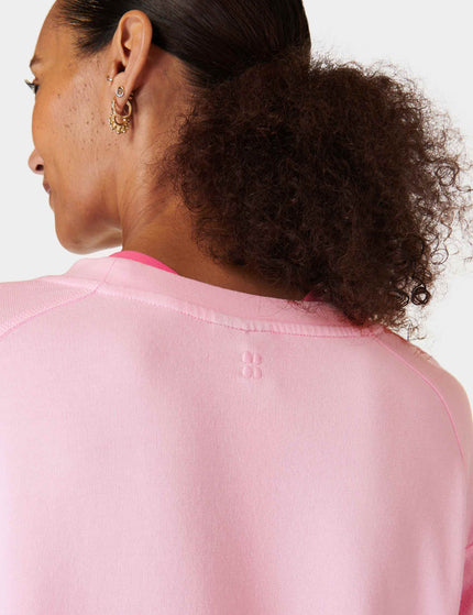 Sweaty Betty After Class Crop Sweatshirt - Chalk Pinkimages4- The Sports Edit