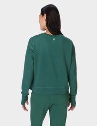 Sweaty Betty | After Class Crop Sweatshirt - Willow | The
