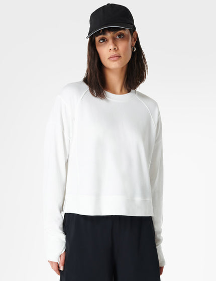 Sweaty Betty After Class Crop Sweatshirt - Lily Whiteimages1- The Sports Edit