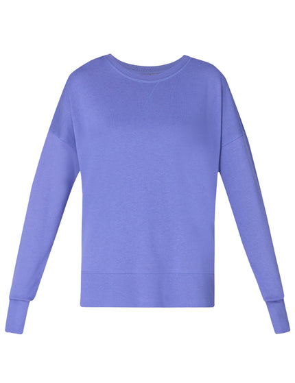 Sweaty Betty After Class Longline Sweatshirt - Aura Blueimages8- The Sports Edit