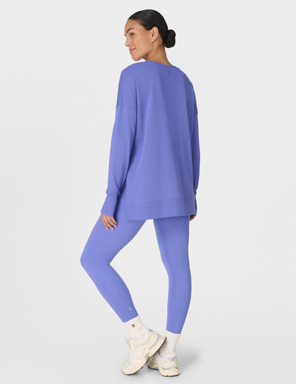 Sweaty Betty After Class Longline Sweatshirt - Aura Blueimages6- The Sports Edit