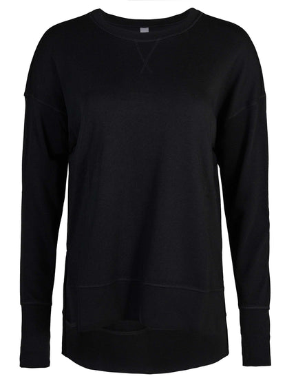 Sweaty Betty After Class Longline Sweatshirt - Blackimages5- The Sports Edit