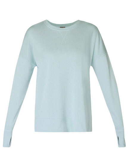 Sweaty Betty After Class Longline Sweatshirt - Muted Teal Blueimages8- The Sports Edit