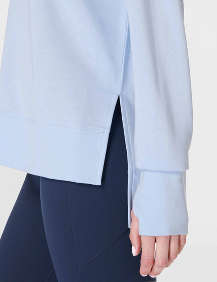 Sweaty Betty After Class Longline Sweatshirt - Breeze Blueimages5- The Sports Edit