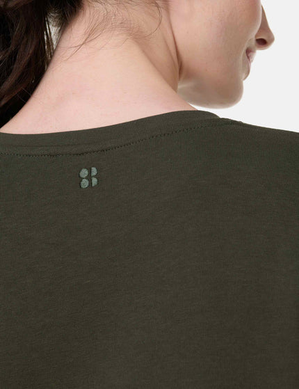 Sweaty Betty After Class Longline Sweatshirt - Nori Greenimages3- The Sports Edit