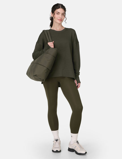 Sweaty Betty After Class Longline Sweatshirt - Nori Greenimages5- The Sports Edit