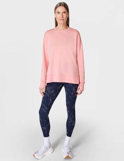 Sweaty Betty After Class Longline Sweatshirt - Soft Pinkimages5- The Sports Edit