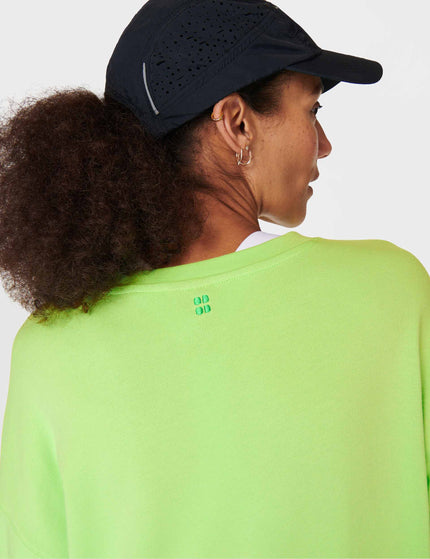 Sweaty Betty After Class Longline Sweatshirt - Zest Greenimages5- The Sports Edit