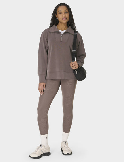 Sweaty Betty All Day 7/8 Leggings - Brown Reptile Emboss Printimages6- The Sports Edit